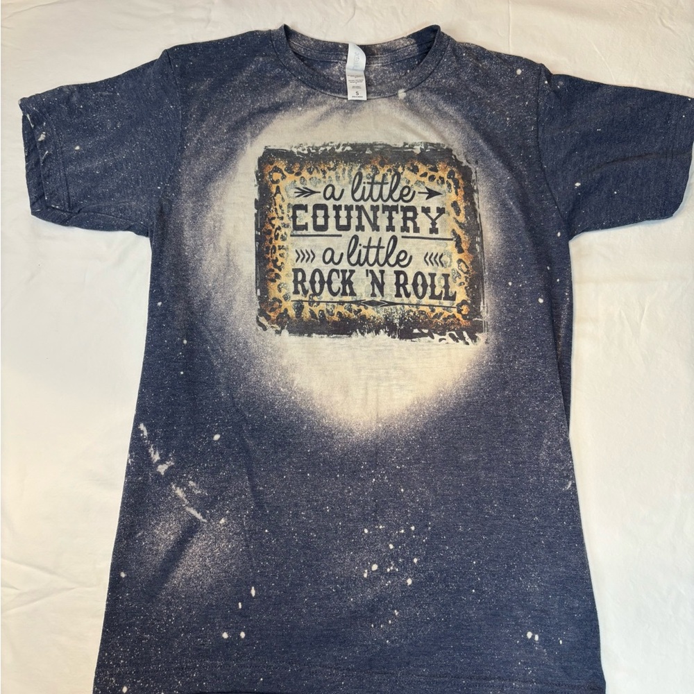 Tultex Navy Country Rock 'N Roll Tee